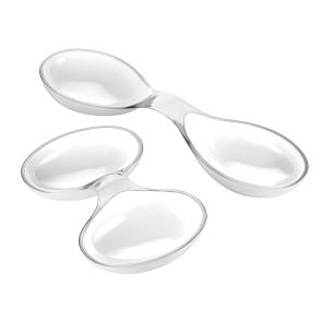 Guzzini - Set 2 Contenitori Antipastiera Glam Vintage Bianco