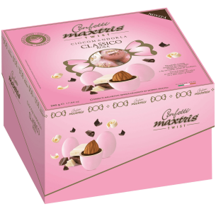 Maxtris - Ciocomandorla classico rosa 500g senza glutine