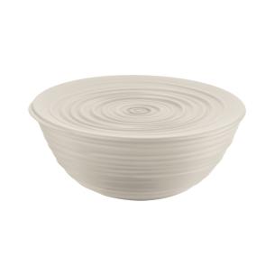 Guzzini - Ciotola Contenitore con Coperchio L Tierra Bianco Latte 25 cm