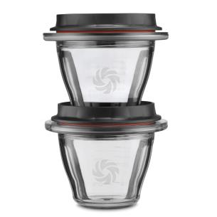 Vitamix - Set 2 Ciotole con tappo Ascent 230 ml