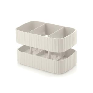 Guzzini - Organizzatore da lavello tidy&safe Tierra 'Made for Nature' Bianco Latte