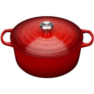 Le Creuset - Pentola cocotte in ghisa smaltata evolution 28 cm rosso ciliegia