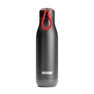 Zoku - Bottiglia Termica in Acciaio inox 18/8 nero opaco 500 ml