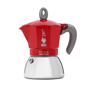 Bialetti - New Caffettiera Moka Induction 2 tazze rossa