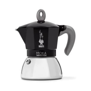 Bialetti - New Caffettiera Moka Induction 4 tazze nera