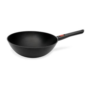 Woll - Padella Wok antiaderente in alluminio forgiato Eco Lite manico rimovibile 30 cm