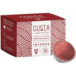 Gusta - 65 Capsule caffè gusto intenso compatibile con macchine Bialetti