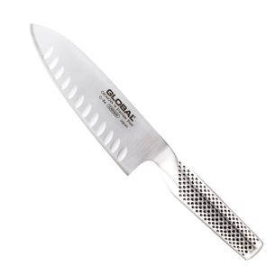 Global - Coltello Santoku con lama alveolata G-84 lama 16 cm