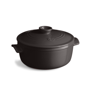 Emile Herny - Pentola Cocotte Tonda in Ceramica 5.3 litri Nera