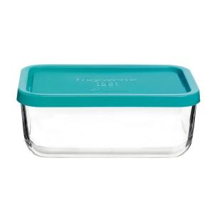 Bormioli - Rectangular glass refrigerated container with lid 21