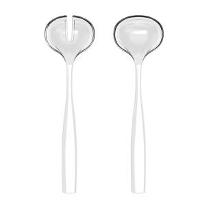 Guzzini - Salad cutlery in recyclable organic plastic Dolcevita line white