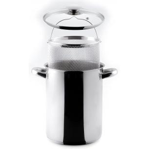 Aeternum - La Divina asparagus multiboiler in stainless steel for induction 16 cm