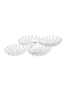 Guzzini - Set of 2 appetizer plates in recyclable organic plastic, white Dolcevita line