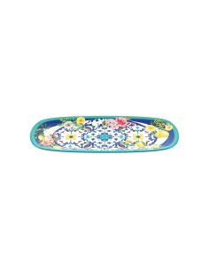 Guzzini - Vassoio rettangolare piccolo in melamina linea Flower&Lemon 39 cm