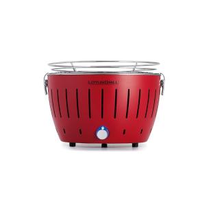 Lotusgrill - Barbecue a Carbone senza Fumo Mini Rosso