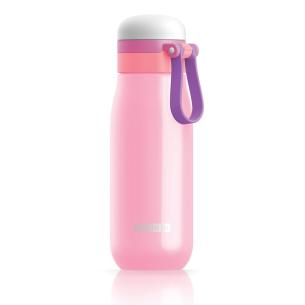 Zoku - Bottiglia Bimbo Ultraleggera in Acciaio Inox 500 ml Rosa