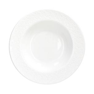 Tognana - Porcelain soup plate olimpia line Margaret 22 cm white